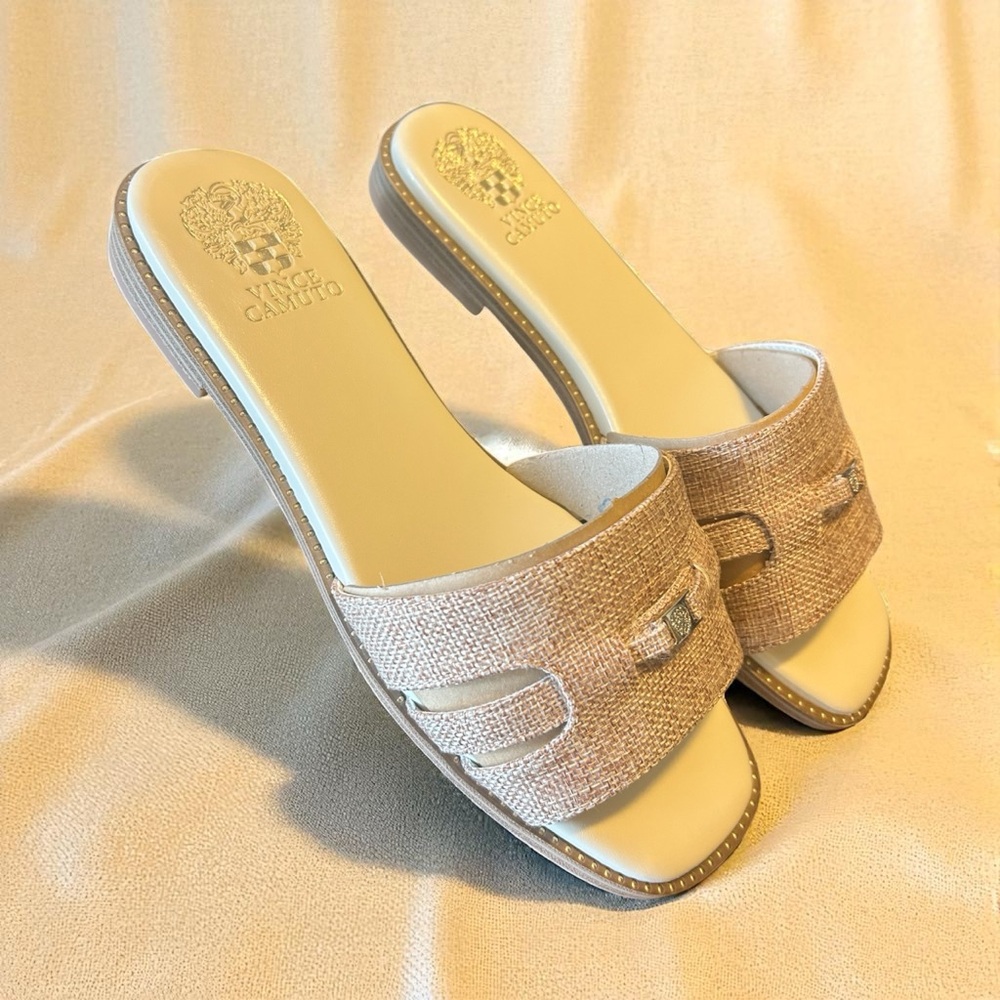 New with Box Vince Camuto Beige Women's Mules